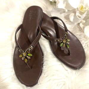 NEW Naturalizer Brown/Stones Sandals Sz 11